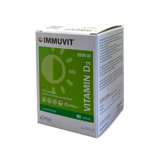 LERIVA IMMUVIT VITAMIN D3 2000IU 60CAPS