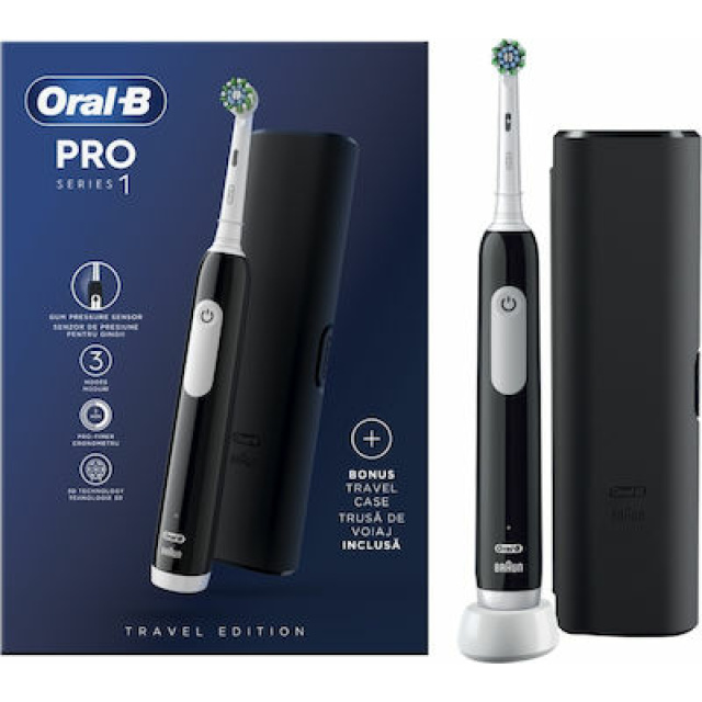 ORAL-B PRO1 750 BLACK ΘΗΚΗ ΤΑΞ. BOX 1X1