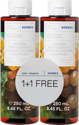 PKORRES SANTORINI BODY CLEANSER 1+1 PKORRES SANTORINI BODY CLEANSER 1+1