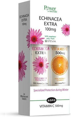 PPOWER HEALTH ECHINACEA EXTRA STEV 20S+VITAMIN C 500MG 20S
