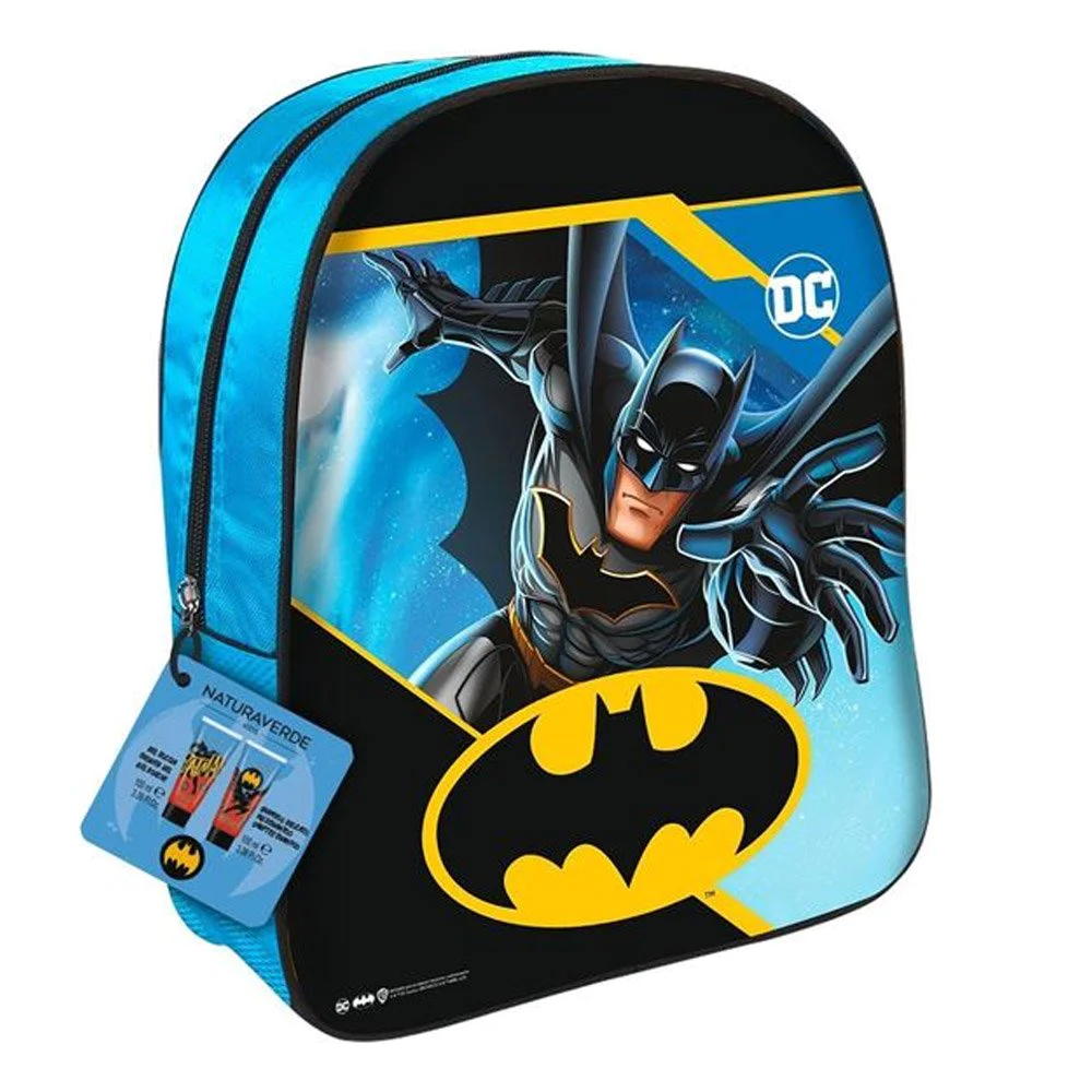 Naturaverde Kids Batman Παιδική Τσάντα Πλάτης με Αφρόλουτρο 100ml & Σαμπουάν 100ml, 1σετ Naturaverde Kids Batman Παιδική Τσάντα Πλάτης με Αφρόλουτρο 100ml & Σαμπουάν 100ml, 1σετ