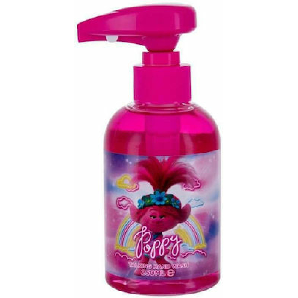 Air-Val Trolls Poppy Talking Hand Wash Ευχούληδης Υγρό Σαπούνι Χεριών που Παράγει Μουσική 250ml