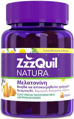 ZZZQUIL ΜΕΛΑΤΟΝΙΝΗ ΖΕΛΕΔΑΚΙ ΜΠΑΝΑΝΑ &ΜΑΝΓΚΟ 30CTS