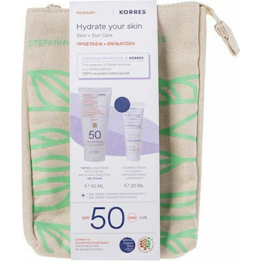 PKORRES Y  SPF50 TINT 50ML& FOAM CLS  20ML & SCH