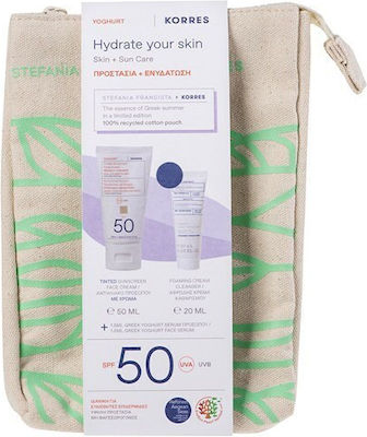 PKORRES Y  SPF50 TINT 50ML& FOAM CLS  20ML & SCH