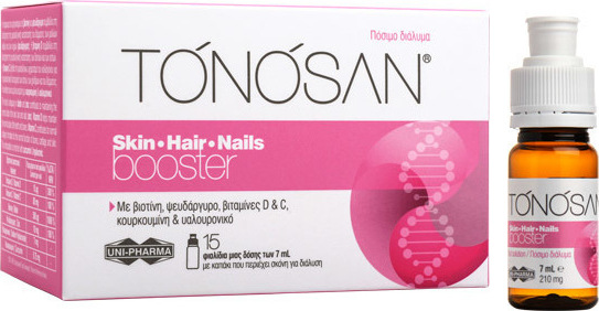 UNI-PHARMA TONOSAN SKIN-HAIR-NAILS BOOSTER [BTX15VIALS]
