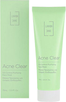 LAVISH CARE ACNE CLEAR OIL-CONTROL PURIFYING FACE MASK 75ML LAVISH CARE ACNE CLEAR OIL-CONTROL PURIFYING FACE MASK 75ML