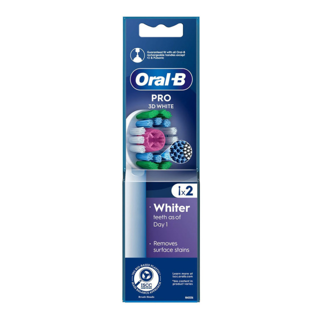 ORAL-B ΑΝΤΑΛΛΑΚΤΙΚΑ 3D WHITE 1X2