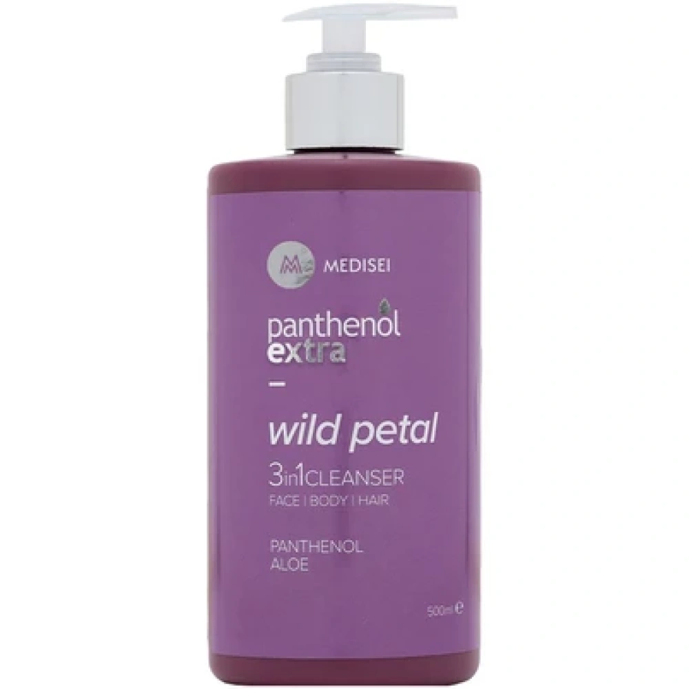PANTHENOL EXTRA WILD PETAL 3IN1 CLEANSER 500ML