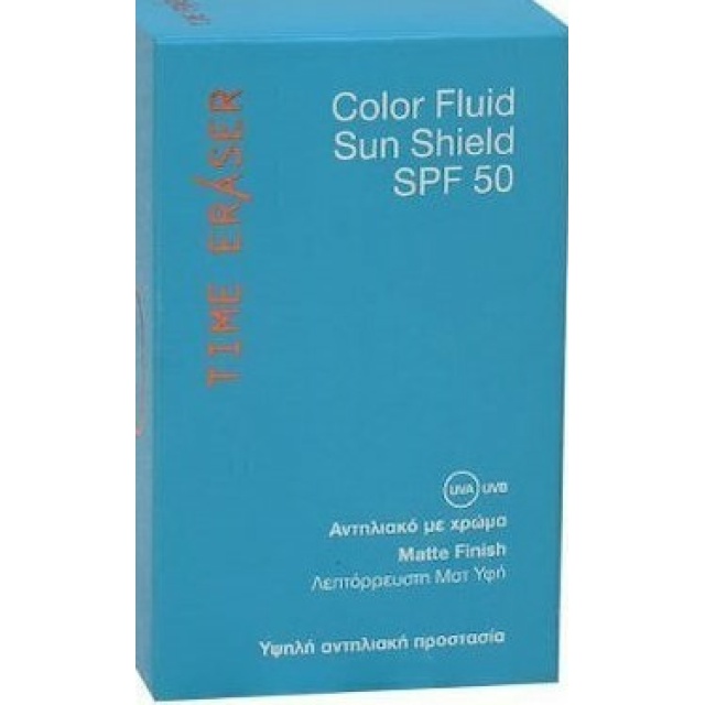 TIME ERASER COLOR FLUID SUN SHIELD SPF50 50ML