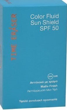 TIME ERASER COLOR FLUID SUN SHIELD SPF50 50ML TIME ERASER COLOR FLUID SUN SHIELD SPF50 50ML