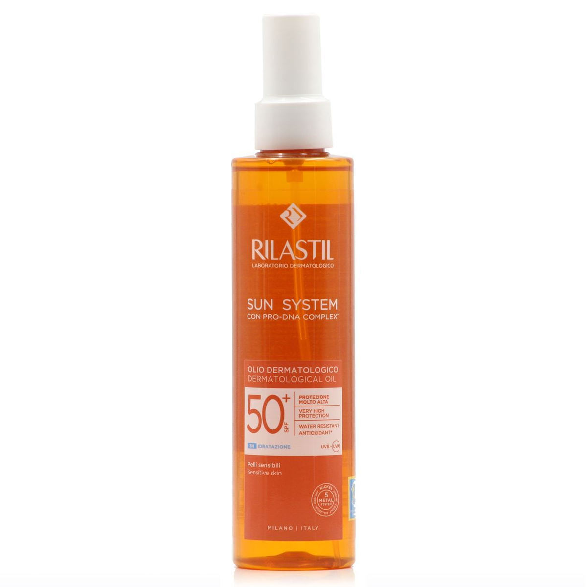 RILASTIL SUN SYSTEM DERMATOLOGICAL OIL SPF 50+ 200ML