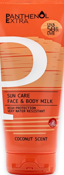PANTHENOL EXTRA SUN CARE FACE & BODY MILK SPF50 100ML PANTHENOL EXTRA SUN CARE FACE & BODY MILK SPF50 100ML