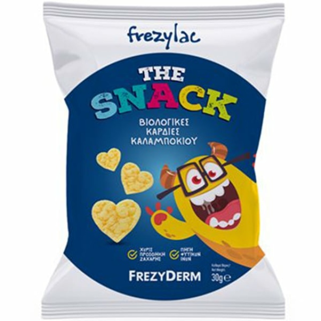 FREZYLAC THE SNACKORGANIC CORN HEARTS 30GR