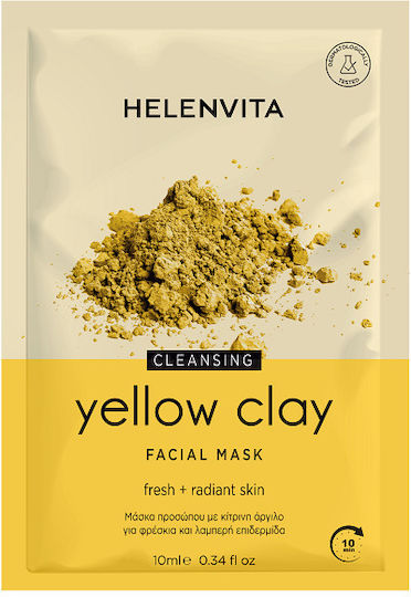 HELENVITA YELLOW CLAY FACE MASK 10ML HELENVITA YELLOW CLAY FACE MASK 10ML