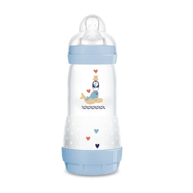 MAM ΜΠΙΜΠΕΡΟ ΓΥΑΛΙΝΟ EASY START ANTI-COLIC BOY 320ML 4+ΜΗΝ Θ