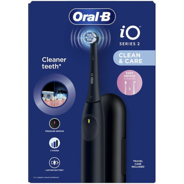 ORAL-B iO2 ΗΛΕΚΤΡ. ΟΔ/ΤΣΑ BLACK 1X1