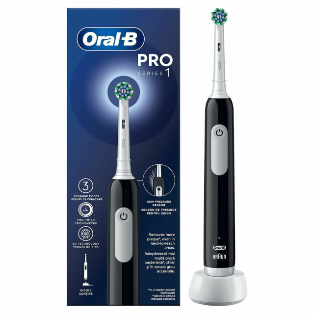 ORAL-B PRO1 CR. ACTION BLACK HBOX 1X1
