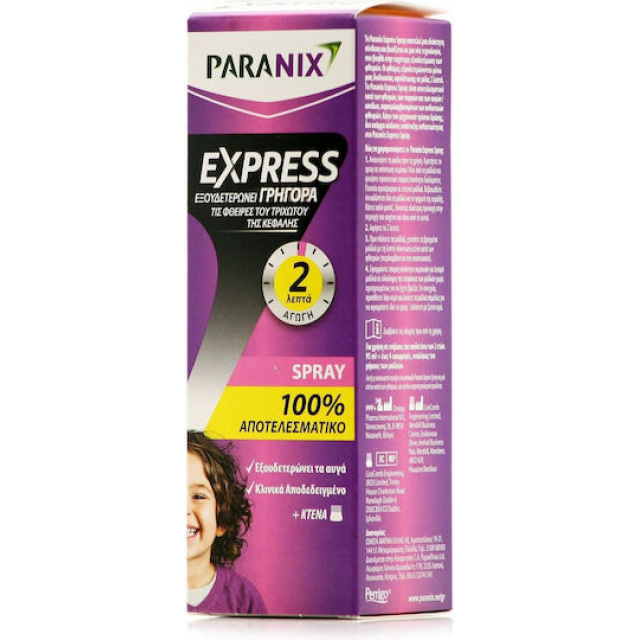 PPARANIX EXPRESS SPRAY 95ML + COMB