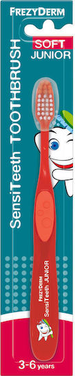 FREZYDERM SENSITEETH JUNIOR TOOTHBRUSH RED FREZYDERM SENSITEETH JUNIOR TOOTHBRUSH RED
