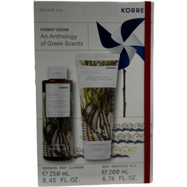 PKORRES SET FOREST CEDAR SGEL 250ML & BMILK 200M PKORRES SET FOREST CEDAR SGEL 250ML & BMILK 200M