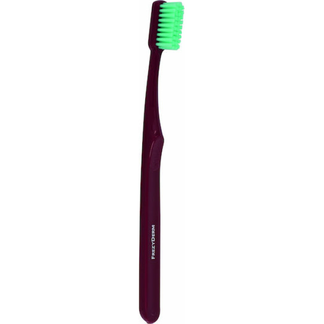 FREZYDERM TOOTHBRUSH SOFT BURGUNDY