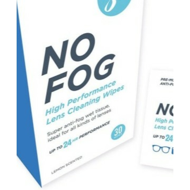No fog wet tissue, Αντιθαμβωτικά Μαντηλάκια 30 τεμ.