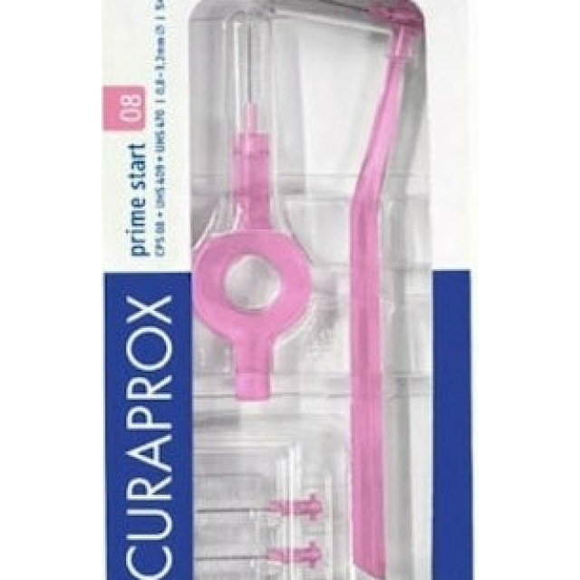 CURAPROX CPS 08 PRIME START -2 ΛΑΒΕΣ -ΜΕΣ.ΒΟΥΡΤΣ. ΡΟΖ