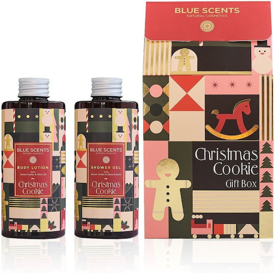 Blue Scents Promo Gift Box Christmas Cookie Αφρόλουτρο Σώματος 300ml & Ενυδατικό Γαλάκτωμα Σώματος 300ml Blue Scents Promo Gift Box Christmas Cookie Αφρόλουτρο Σώματος 300ml & Ενυδατικό Γαλάκτωμα Σώματος 300ml