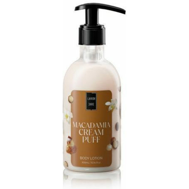 Lavish Care Macadamia Cream Puff Ενυδατική Κρέμα Σώματος με Άρωμα Βανίλια 300ml