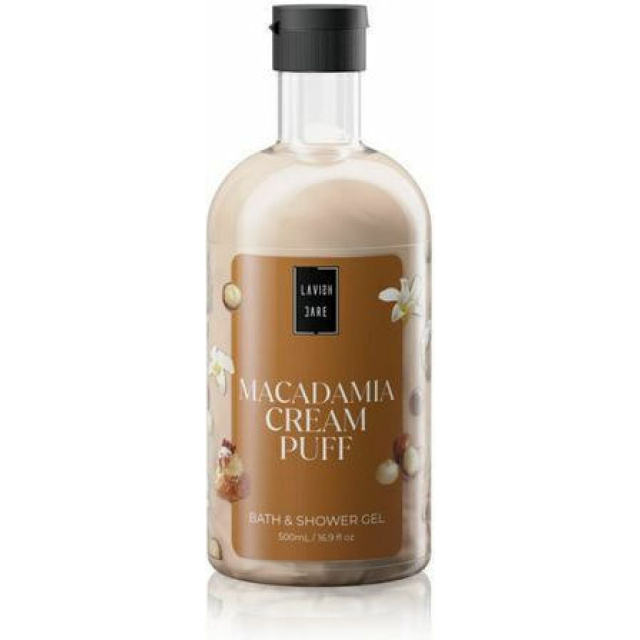 Lavish Care Macadamia Cream Puff Κρεμοσάπουνο με Γλυκερίνη 500ml