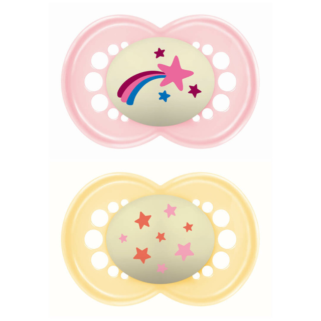 MAM ΠΙΠΙΛΑ ORIGINAL NIGHT GIRL 16+ ΜΗΝΩΝ ΘΗΛΗ SKINSOFT ΣΙΛ