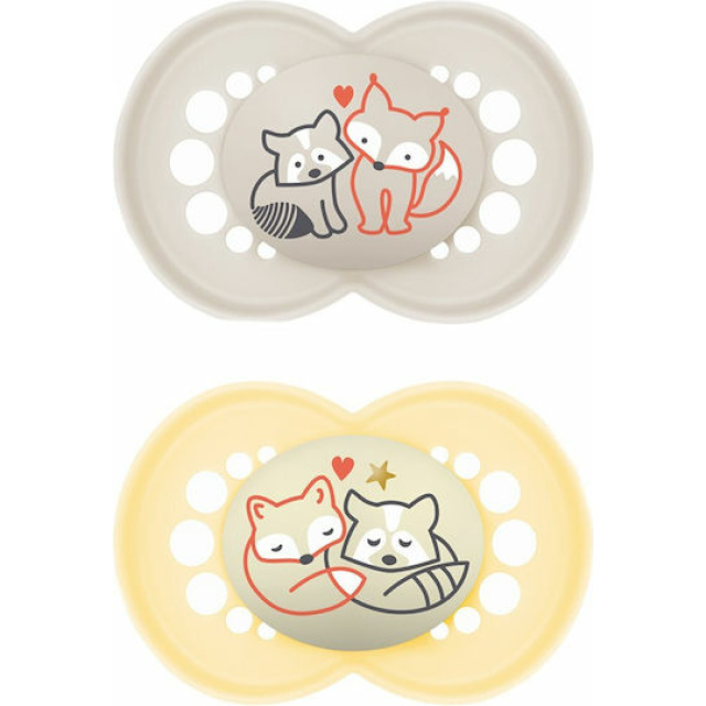 MAM ΠΙΠΙΛΑ DAY & NIGHT UNISEX 6-16 ΜΗΝΩΝ ΜΕ ΘΗΛΗ SKINSOFT ΣΙ