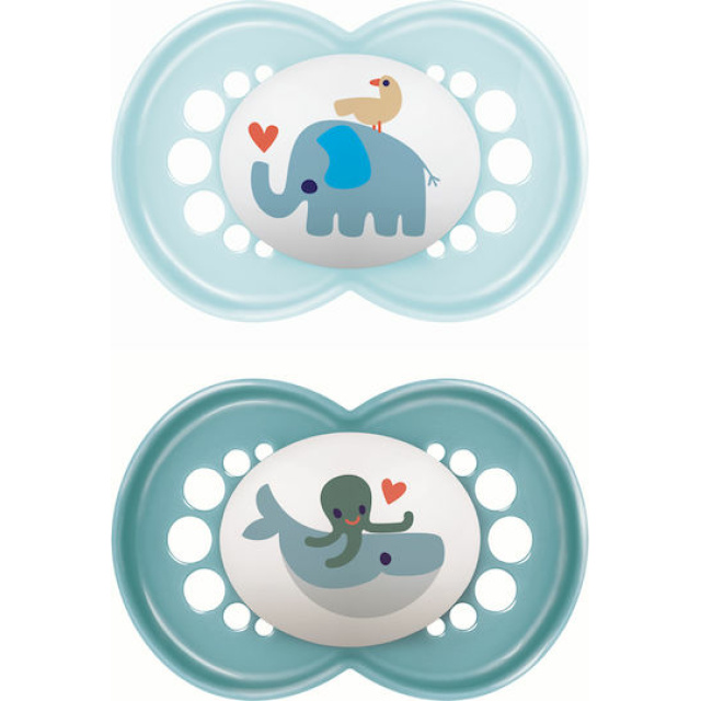 MAM ΠΙΠΙΛΑ ORIGINAL BOY 6-16 ΜΗΝΩΝ ΜΕ ΘΗΛΗ SKINSOFT ΣΙΛ