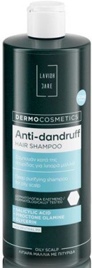 LAVISH CARE DERMOCOSMETICS-ANTI-DANDTUFF SHP OILY SCALP400ML LAVISH CARE DERMOCOSMETICS-ANTI-DANDTUFF SHP OILY SCALP400ML