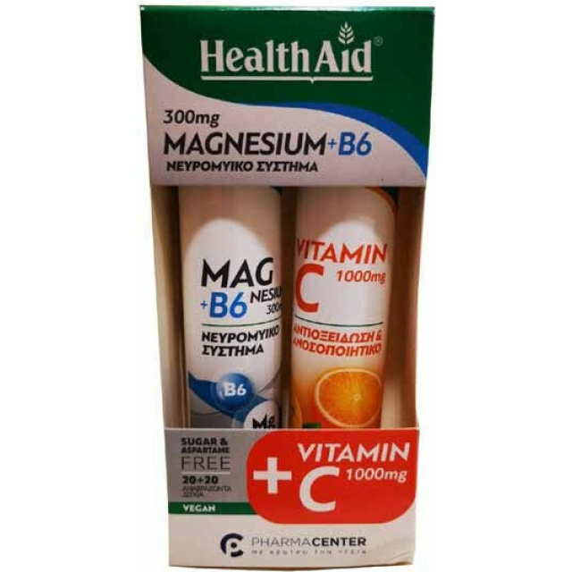 PHEALTH AID  EFF. MAGSUM +B6 20T CMB PACK VIT. C1000MG ORAN