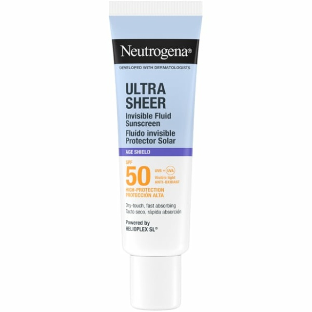 NEUTROGENA ULTRA SHEER AGE-SHIELD FLUID SPF50 50ML