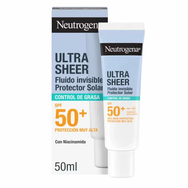 NEUTROGENA ULTRA SHEER OIL-CONTROL FLUID SPF50+ 50ML