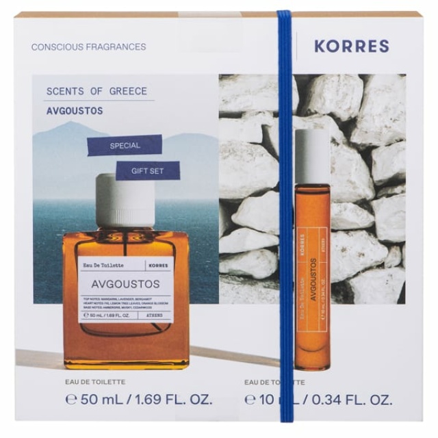 PKORRES SET AVGOUSTOS EDT 50ML & VIAL 10ML