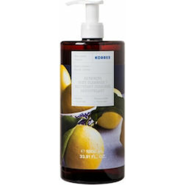 KORRES BAS LEMON SHOWER GEL 1L