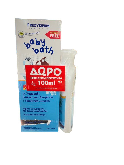 PFREZYDERM BABY BATH 300ML + ΔΩΡΟ 100ML
