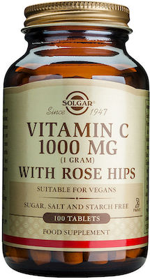 Solgar Rose Hips C 1000mg Tabs 100s