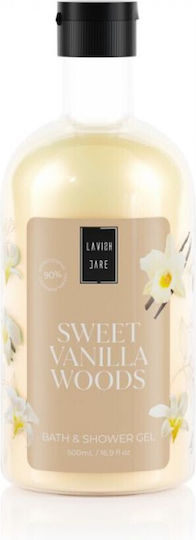 LAVISH CARE BATH & SHOWER GEL SWEET VANILLA WOODS 500ML