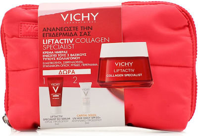 Vichy Liftactiv Collagen Specialist Κρέμα Ημέρας 50 ml + Δώρο Liftactiv Specialist B3 Serum 5 ml + Capital Soleil 3 ml