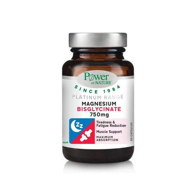 POWER OF NATURE PLAT RNG MAGNESIUM BISGLYCINATE 750MG 60 CPS