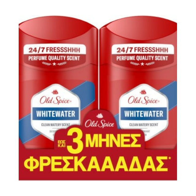 OLD SPICE DEO STICK WHITEWATER 1X100ML (50+50)