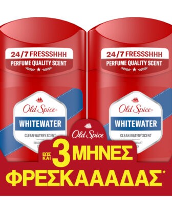 OLD SPICE DEO STICK WHITEWATER 1X100ML (50+50) OLD SPICE DEO STICK WHITEWATER 1X100ML (50+50)
