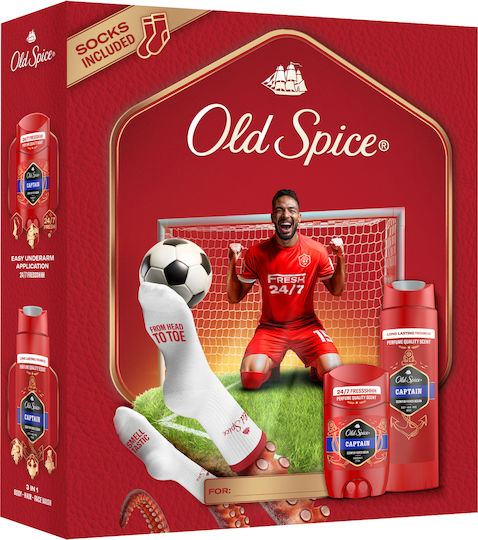 POLD SPICE XMAS25 CAPT FOOTB SOCKS 1X(ST+SG) POLD SPICE XMAS25 CAPT FOOTB SOCKS 1X(ST+SG)
