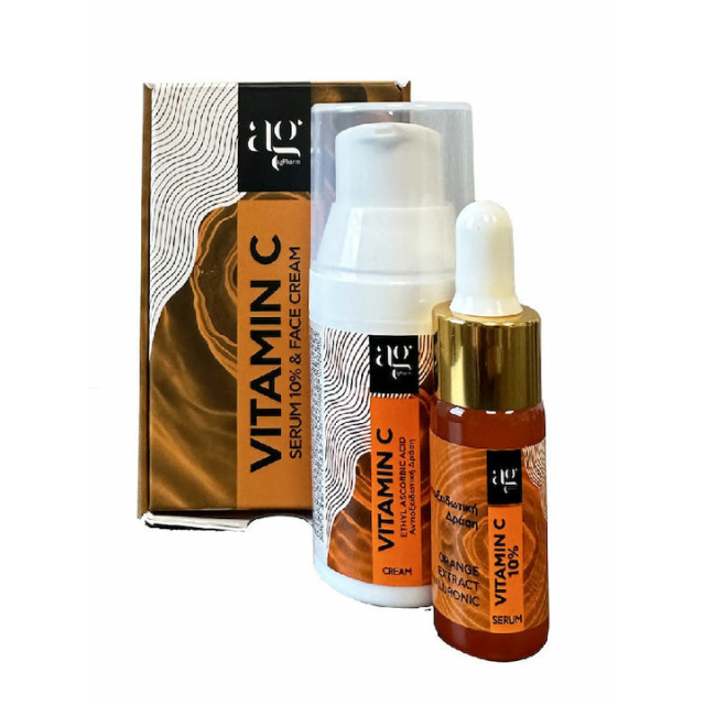 AG PHARM ΣΕΤ SERUM+KΡΕΜΑ VITAMIN C