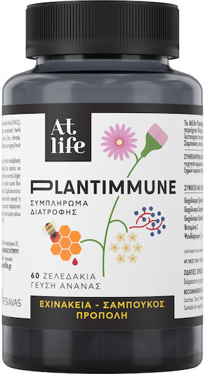 ATLIFE PLANTIMMUNE GUMMIES 60 ΖΕΛΕΔΑΚΙΑ ATLIFE PLANTIMMUNE GUMMIES 60 ΖΕΛΕΔΑΚΙΑ